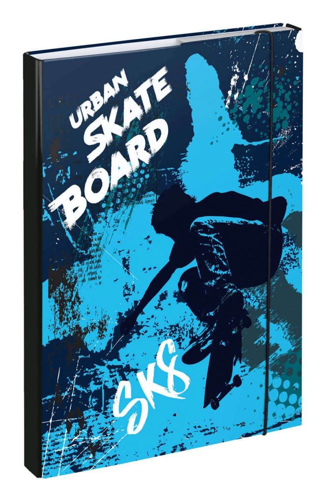 BAAGL Desky na školní sešity A4 Skateboard