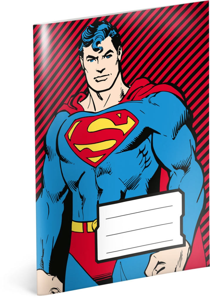 Notesík Superman, A6, 20 listov, linajkovaný