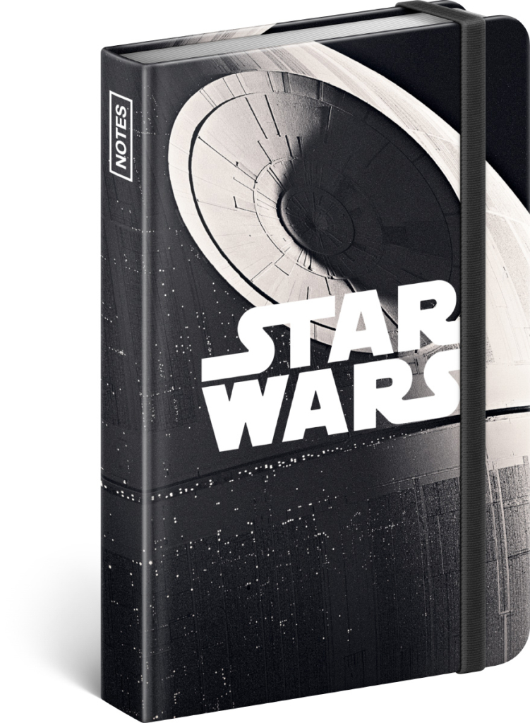 Notes Star Wars – Death Star, linkovaný, 11 × 16 cm