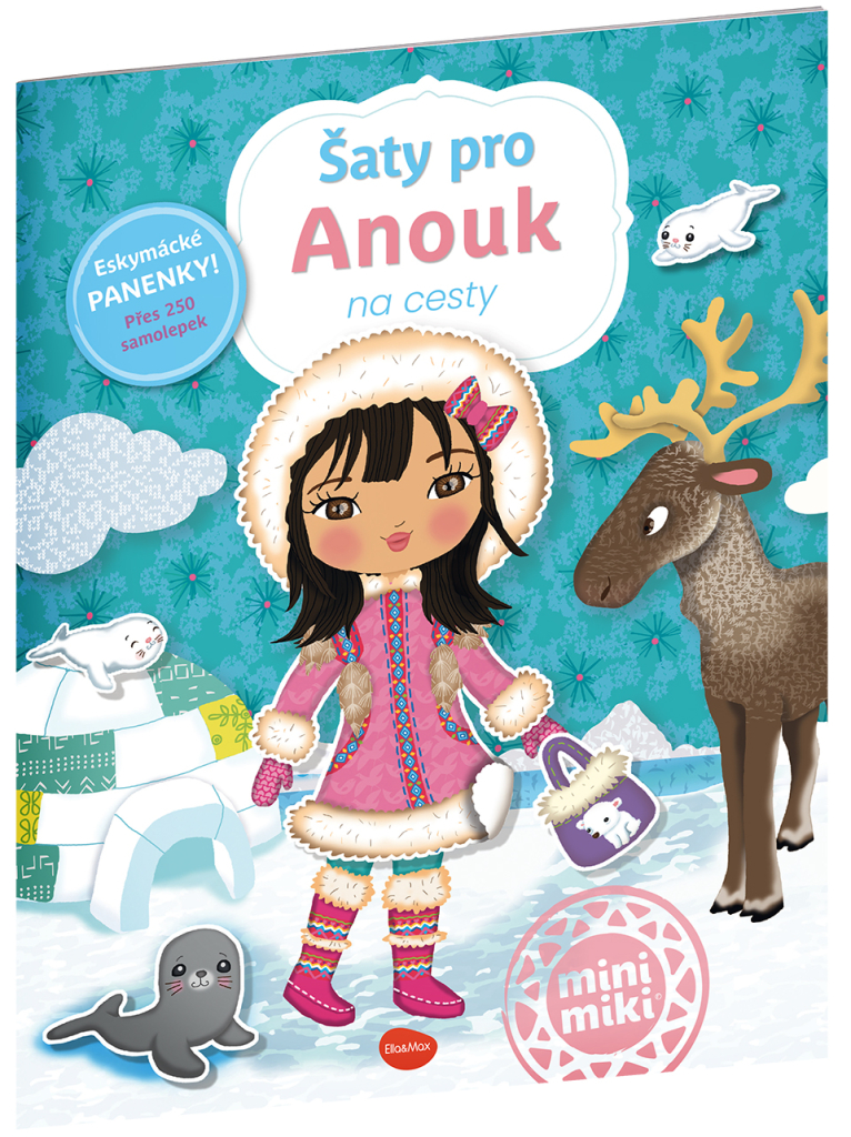 Na cesty: ŠATY PRO ANOUK – Kniha se samolepkami