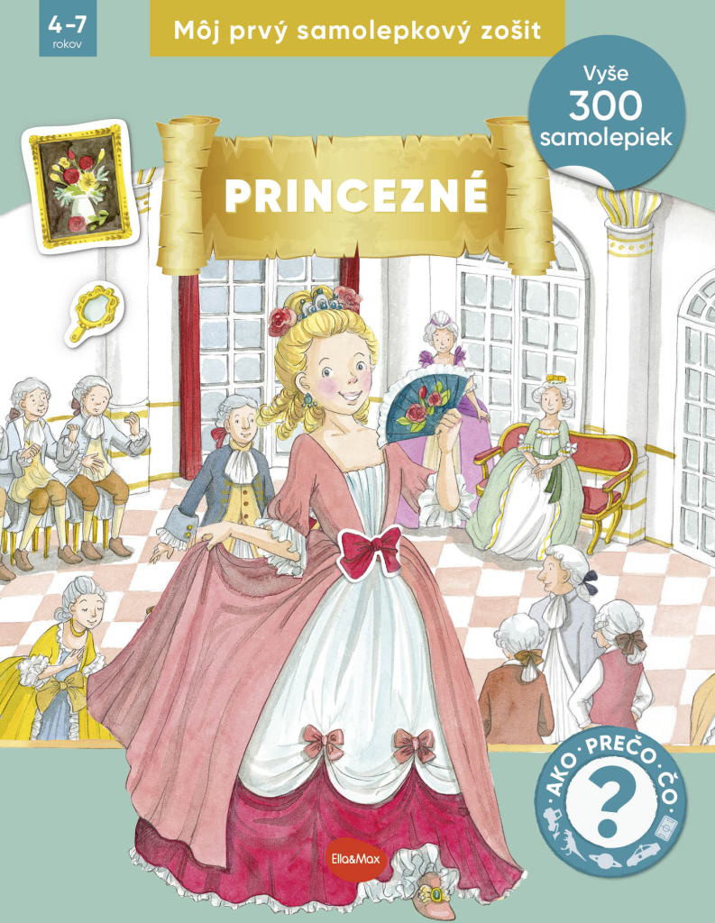 Môj prvý samolepkový zošit – PRINCEZNÉ