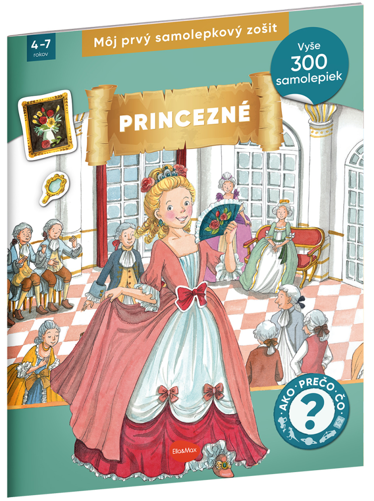 Můj první samolepkový sešit – PRINCEZNY