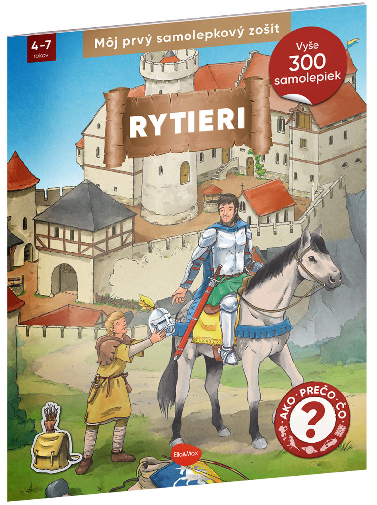 Môj prvý samolepkový zošit – RYTIERI