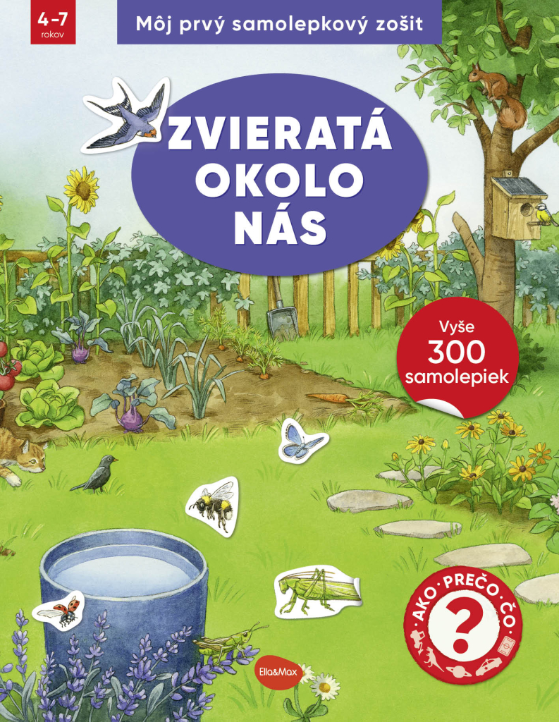 Môj prvý samolepkový zošit – ZVIERATÁ OKOLO NÁS