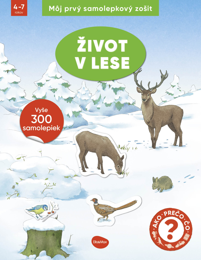 Môj prvý samolepkový zošit – ŽIVOT V LESE