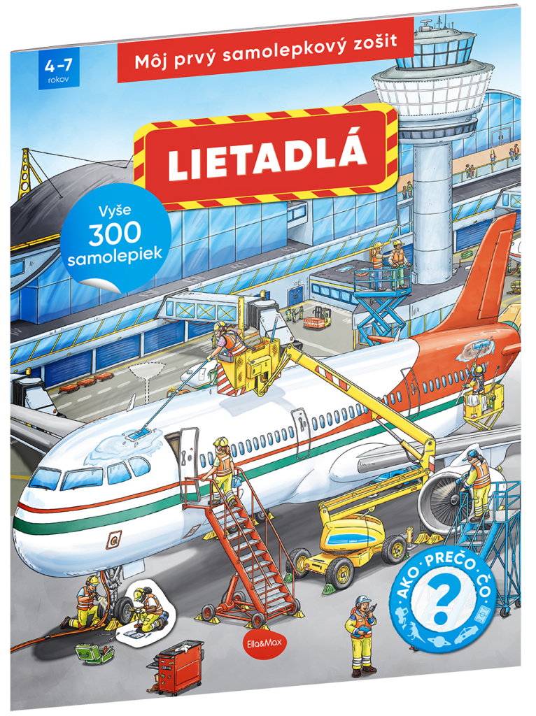 Môj prvý samolepkový zošit – LIETADLÁ