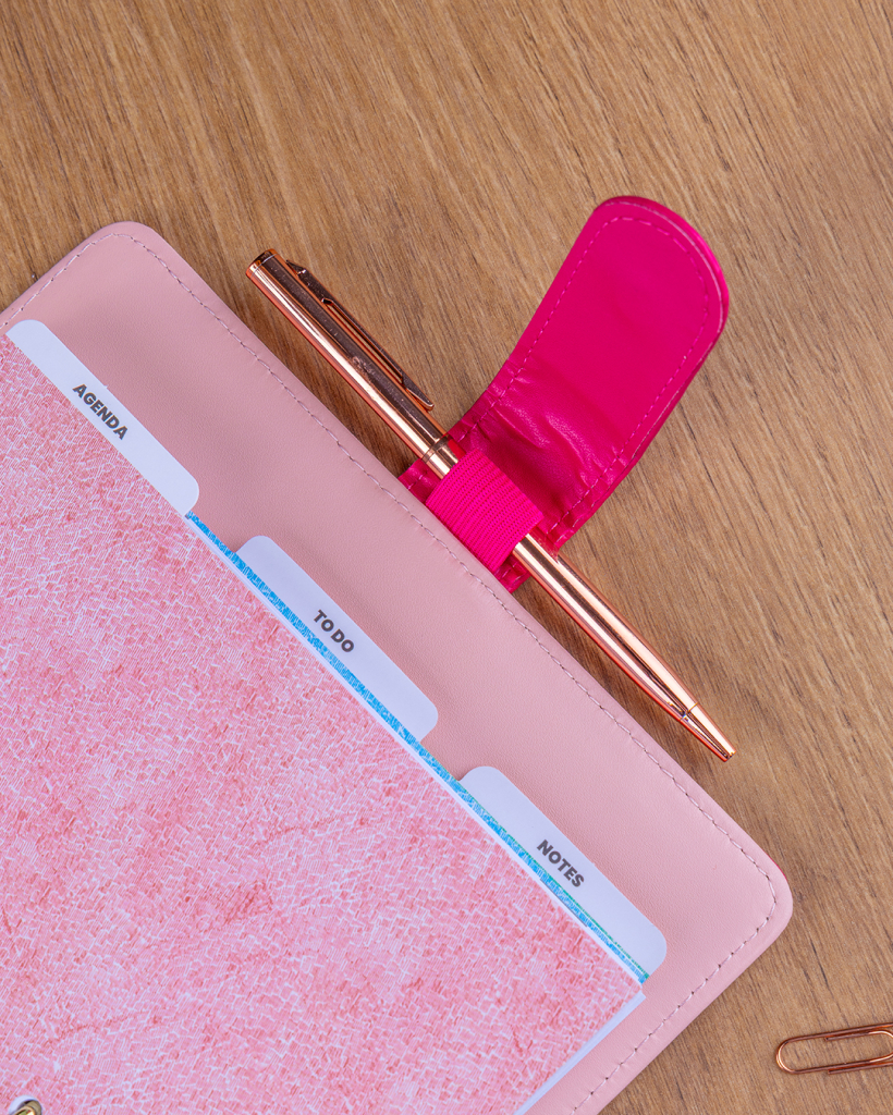NOTIQUE Refill – Weekly Ring Bound Planner 2027, fuchsia, 12,5 x 19 cm