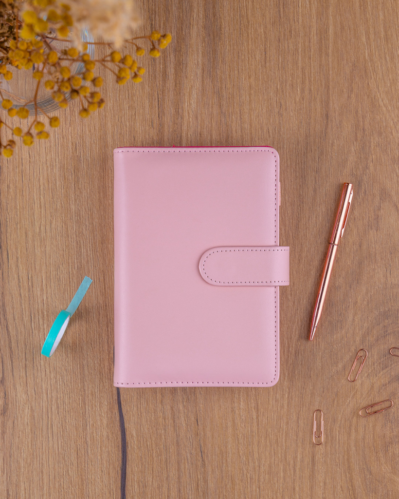 NOTIQUE Refill – Weekly Ring Bound Planner 2027, blush pink, 12,5 x 19 cm