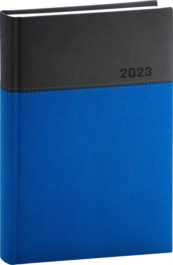 Denní diář Dado 2023, modročerný, 15 × 21 cm