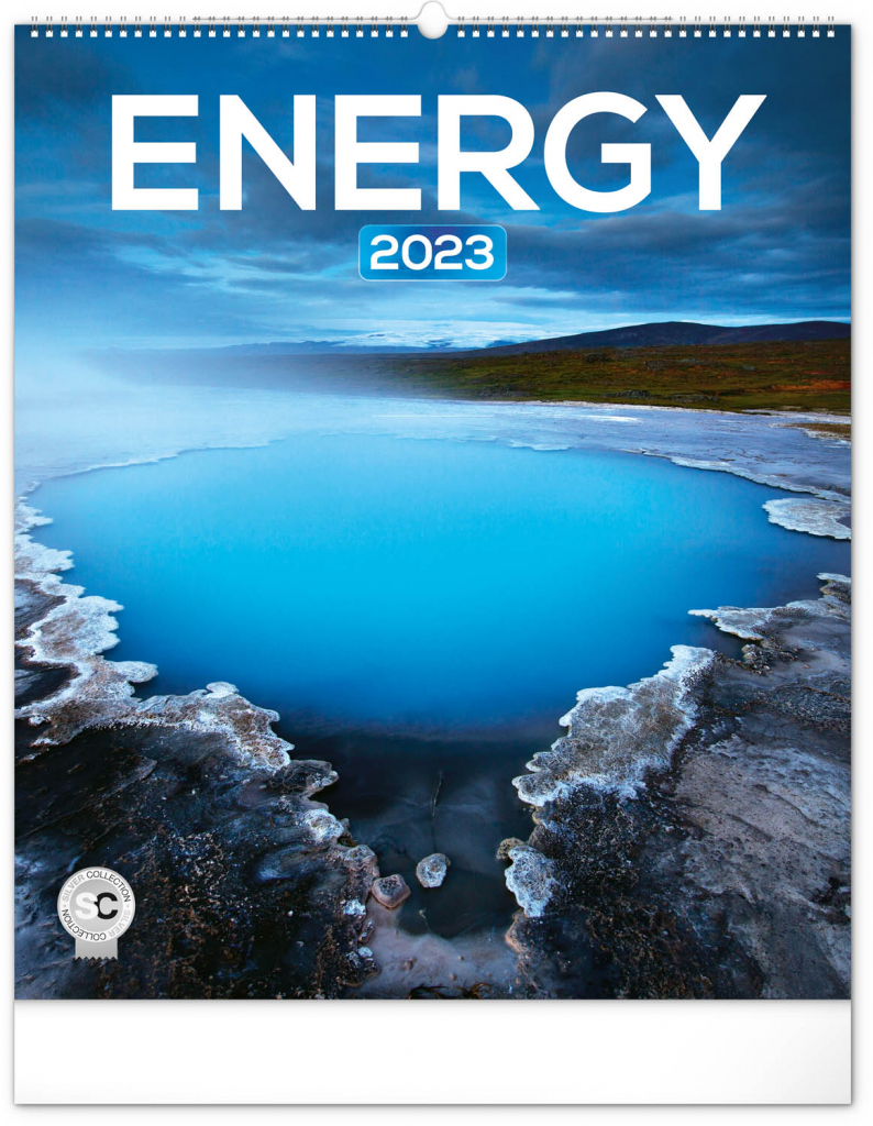 Nástěnný kalendář Energie 2023, 48 × 56 cm