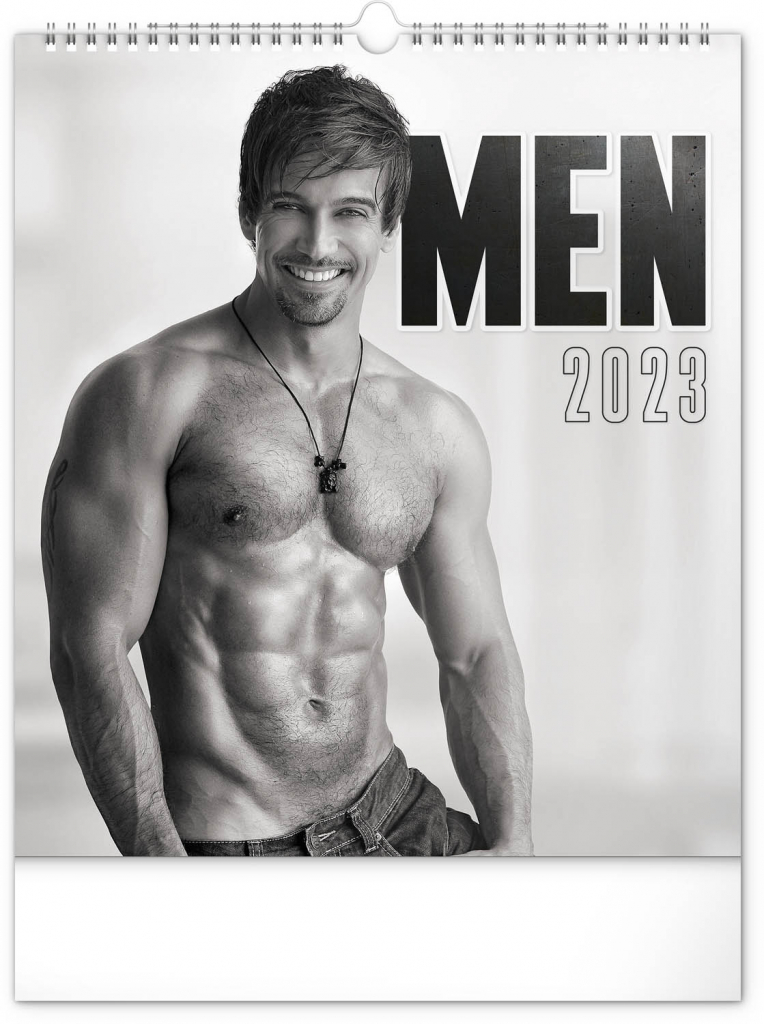 Nástěnný kalendář Men 2023, 30 × 34 cm