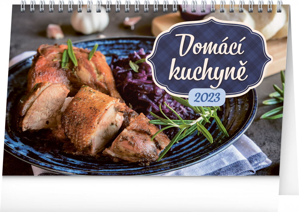 Stolní kalendář Domácí kuchyně 2023, 23,1 × 14,5 cm
